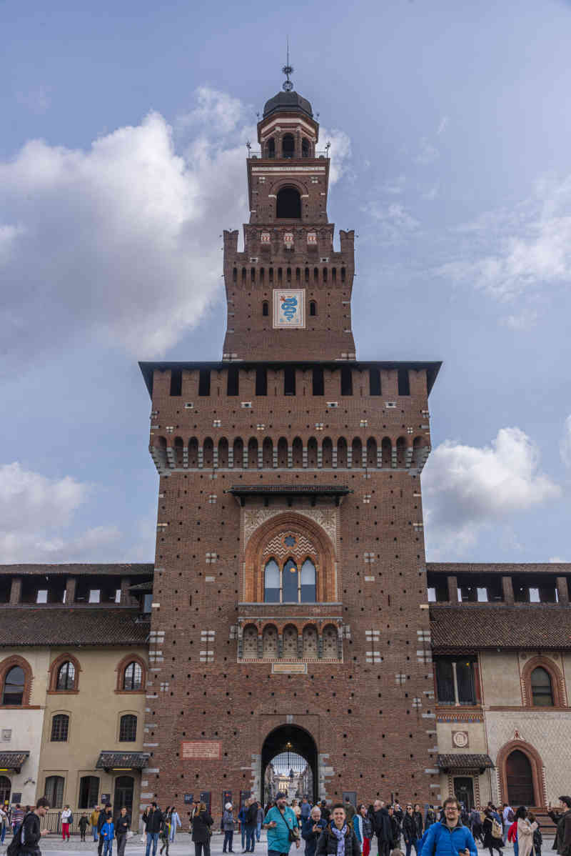 Italia - Milán 115 - castillo Sforzesco de Milán
